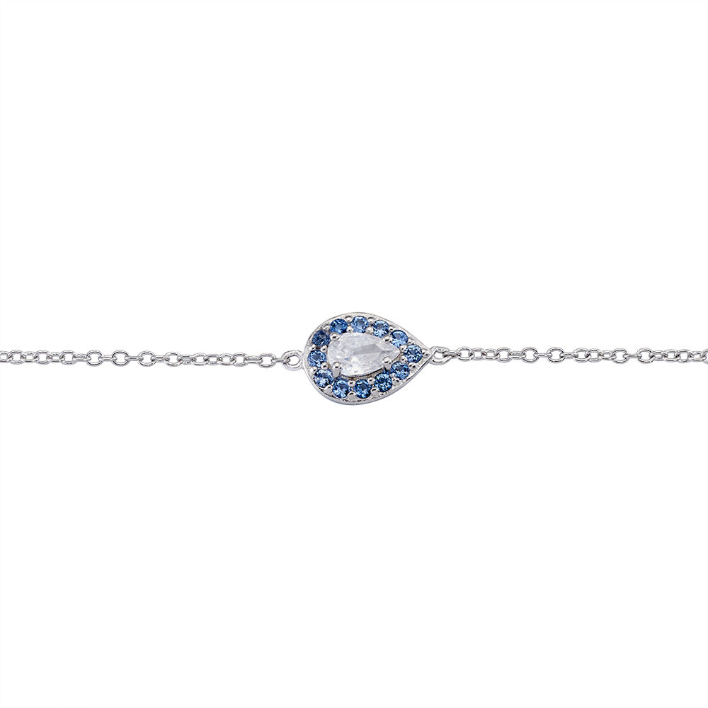 Bracelet Argent Tania Oxydes De Zirconium - Bracelets chaînes Femme | Marc Orian