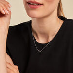 Collier Janys Argent Blanc Oxyde De Zirconium - Colliers avec pierres Femme | Marc Orian