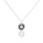 Collier Ina Argent Blanc C&eacute;ramique Et Oxyde De Zirconium - Colliers avec pierres Femme | Marc Orian