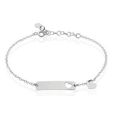 Bracelet Marlaine Argent Blanc - Bracelets chaînes Femme | Marc Orian
