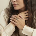 Bague Plaqu&eacute; Or Jaune Chaili - Bagues dor&eacute;es Femme | Marc Orian