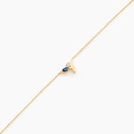 Bracelet Bendt Or Jaune Saphir Diamant - Bracelets cha&icirc;nes Femme | Marc Orian