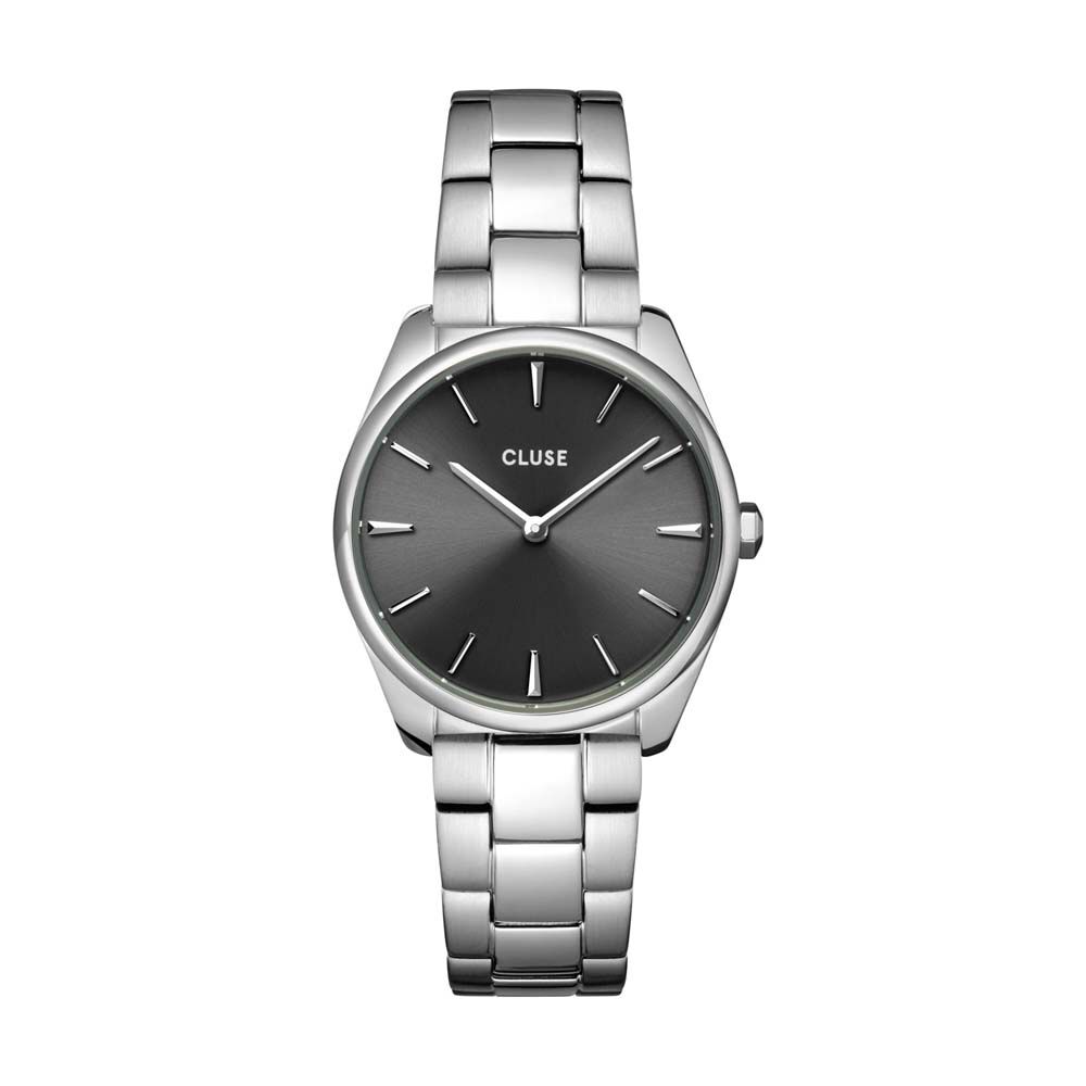 Montre Cluse Feroce Petite Acier Blanc - Montres étanches Femme | Marc Orian