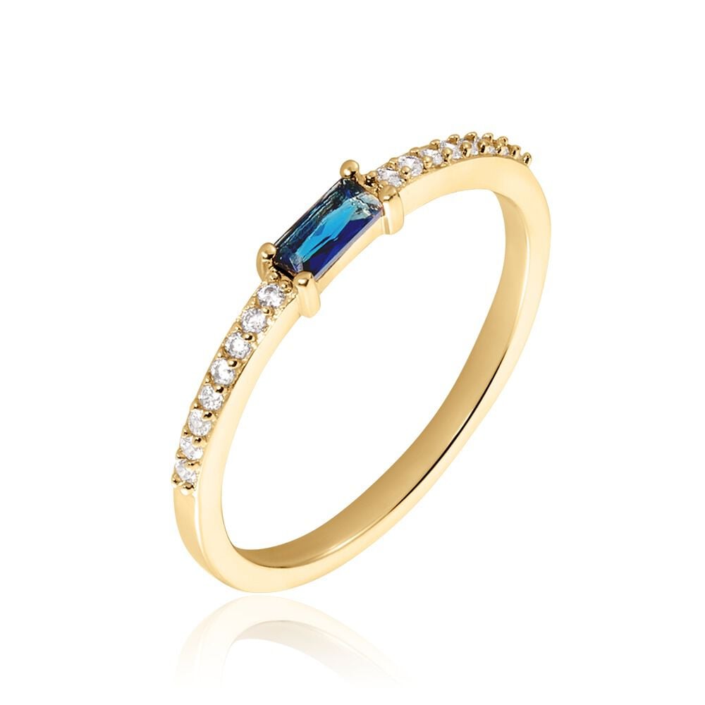 Bague Gamboa Plaqu&eacute; Or Jaune Verre Oxyde De Zirconium - Bijoux fantaisie Femme | Marc Orian