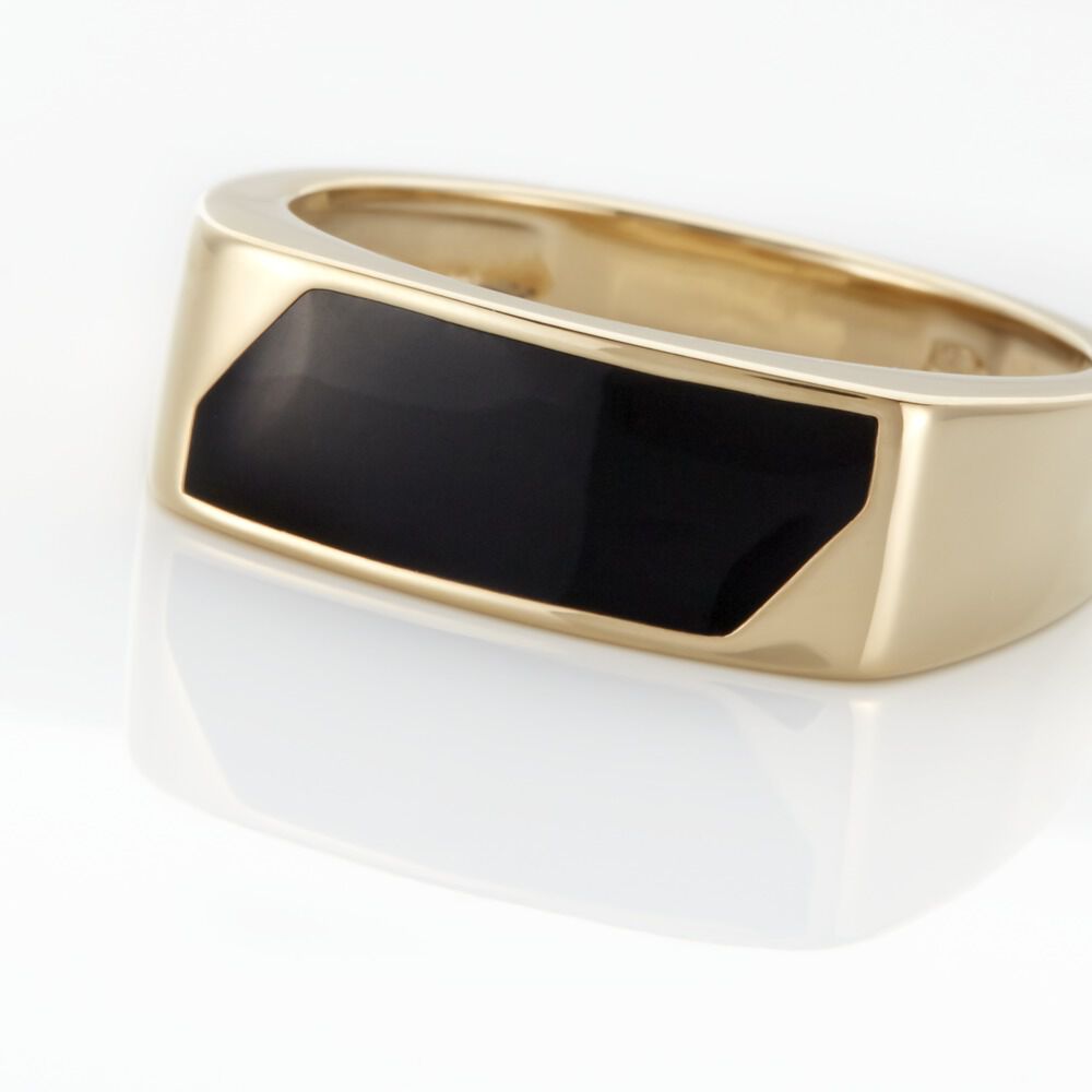 Chevaliere Plaqu&eacute; Or Gregh Email - Chevali&egrave;res Homme | Marc Orian