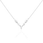 Collier Mascaret Argent Blanc Oxyde De Zirconium - Colliers avec pierres Femme | Marc Orian