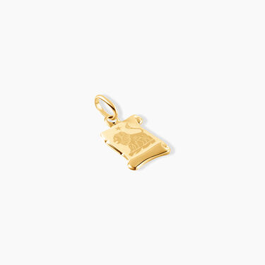 Pendentif Lamie Zodiaque Parchemin Or Jaune