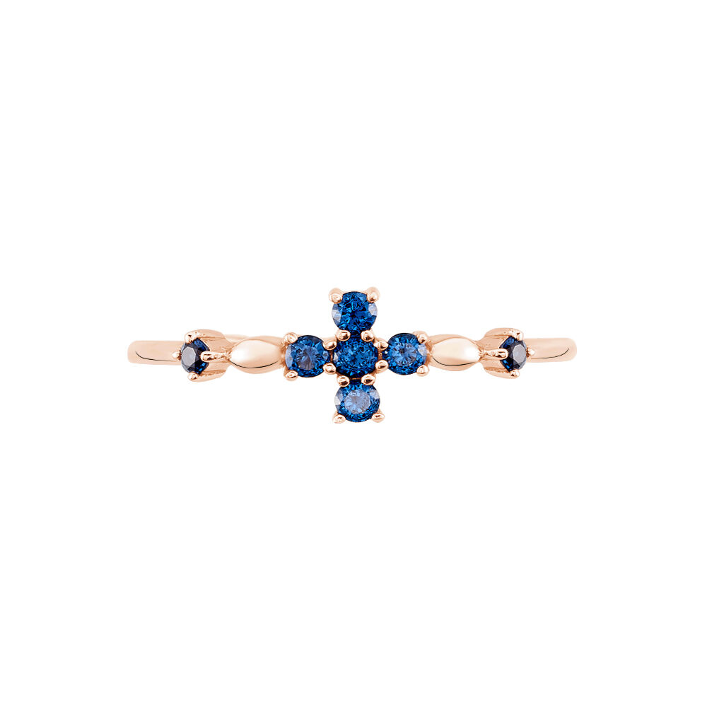 Bague Chessy Argent Rose Oxyde De Zirconium - Bagues avec pierre Femme | Marc Orian