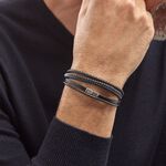 Bracelet Acier Blanc Romain - Bracelets cuir Homme | Marc Orian