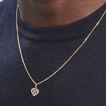 Pendentif Eudocie Coeur Lettre Or Jaune - Pendentifs Famille | Marc Orian