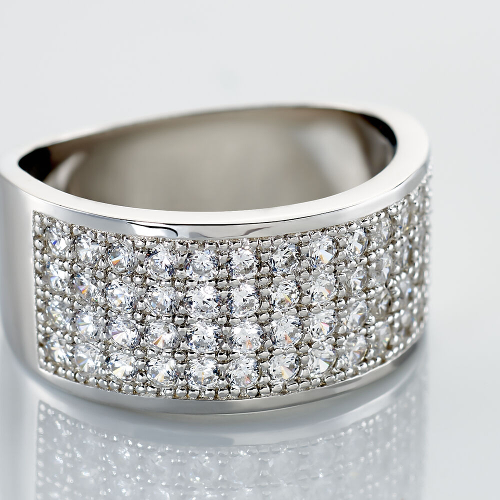 Bague Cecelia Argent Blanc Oxyde De Zirconium - Bagues avec pierre Femme | Marc Orian