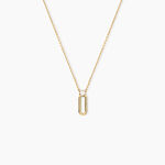 Collier Ellin Plaque Or Jaune Oxyde De Zirconium - Colliers avec pierres Femme | Marc Orian