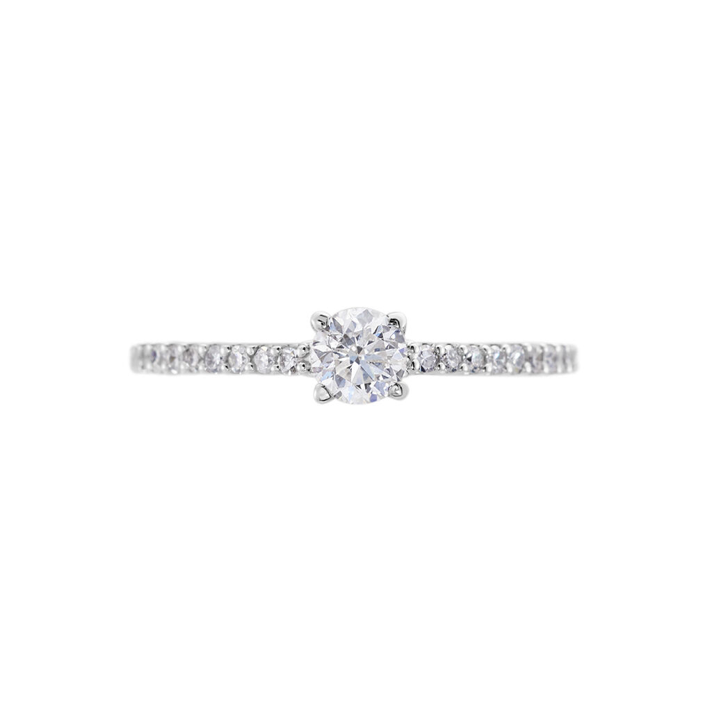 Bague Solitaire Or Blanc Nyala Diamants - Bagues Solitaire Femme | Marc Orian