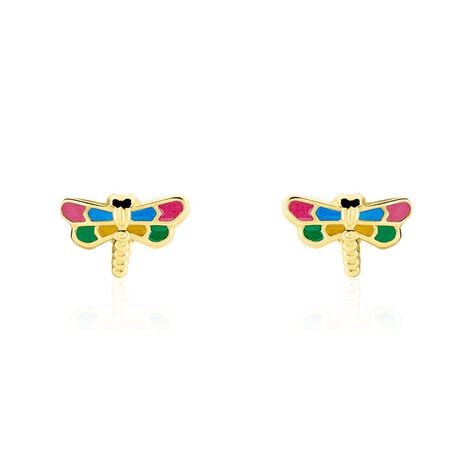 Boucles D'oreilles Puces Liberius Or Jaune - Puces Enfant | Marc Orian