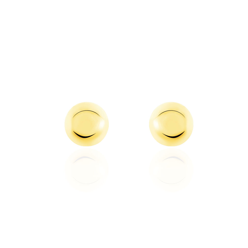 Boucles D'oreilles Puces Fidelia Boule Or Jaune - Puces Femme | Marc Orian