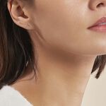 Boucles D'oreilles Puces Anne-berengere Triangle Or Jaune - Puces Femme | Marc Orian