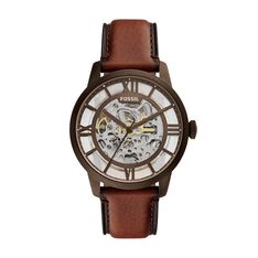 Montre Fossil Townsman Marron - Montres automatique Homme | Marc Orian