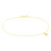 Chaîne De Cheville Valentiane Or Jaune Oxyde De Zirconium - Chaines de cheville Femme | Marc Orian