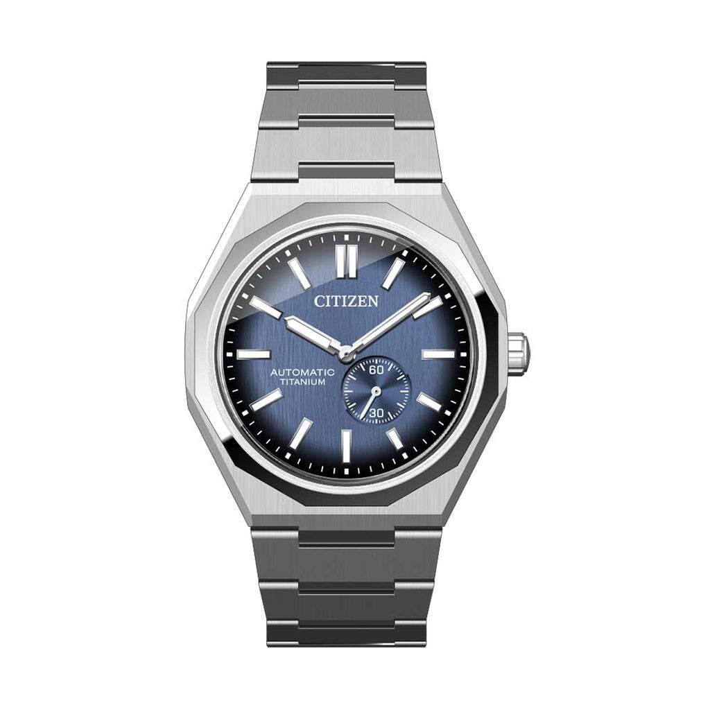 Montre Citizen Super Titanium Mechanical Zenshin Bleu - Montres automatiques Homme | Marc Orian