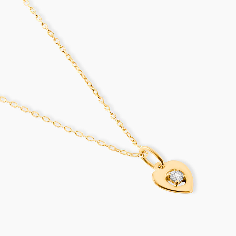 Pendentif Saturnina Or Jaune Diamant - Pendentifs Femme | Marc Orian