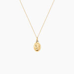 Pendentif Vierge Ovale Or Jaune - M&eacute;dailles et m&eacute;daillons Famille | Marc Orian