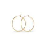 Cr&eacute;oles Ada Lisse Plaque Or Jaune - Cr&eacute;oles Femme | Marc Orian