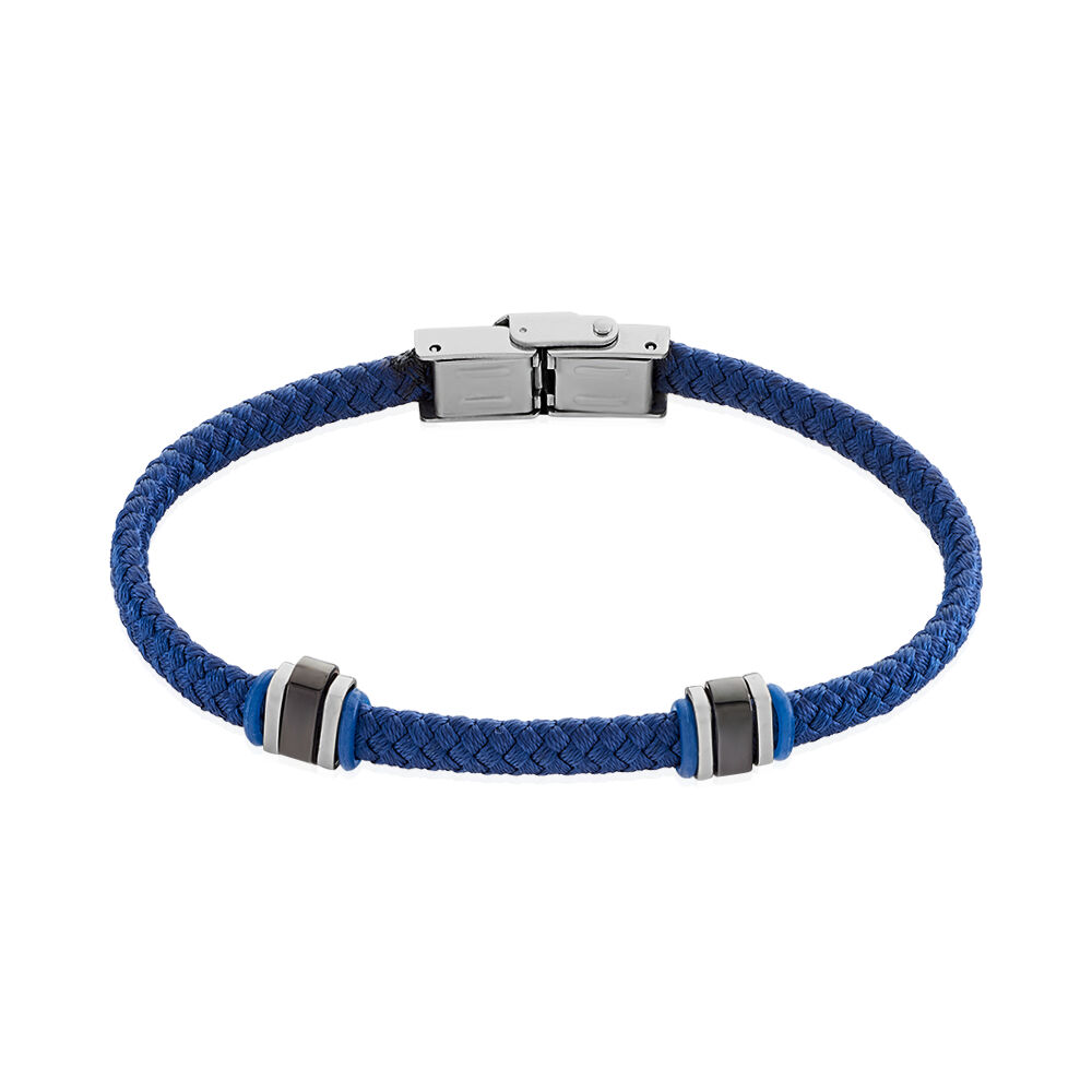 Bracelet Etienne Acier Blanc - Bracelets cordons Homme | Marc Orian