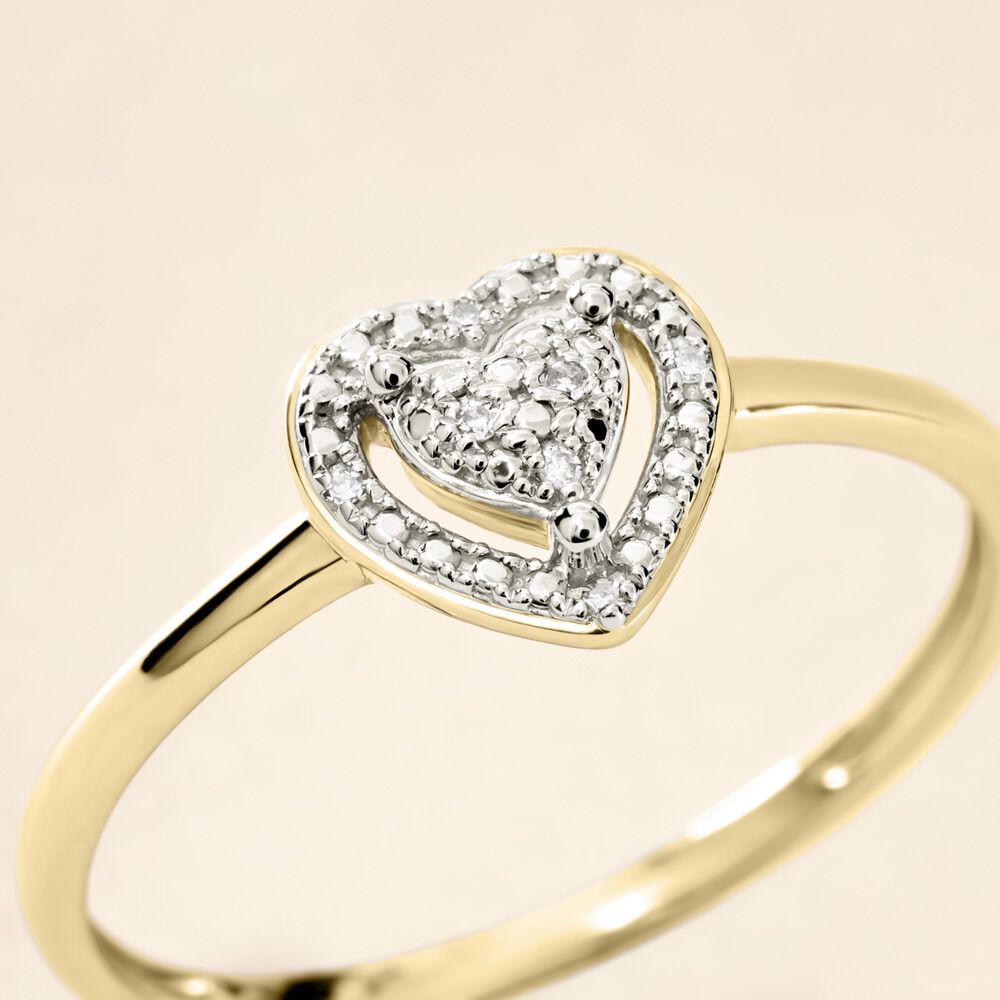 Bague Catrin Or Jaune Diamant - Bagues pierres précieuses Femme | Marc Orian