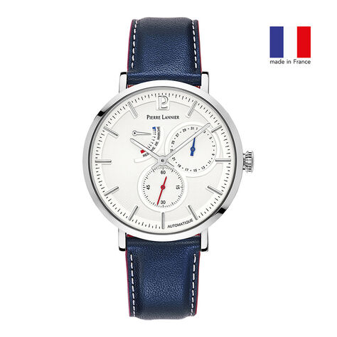 Montre Pierre Lannier Evidence Blanc - Montres automatique Homme | Marc Orian