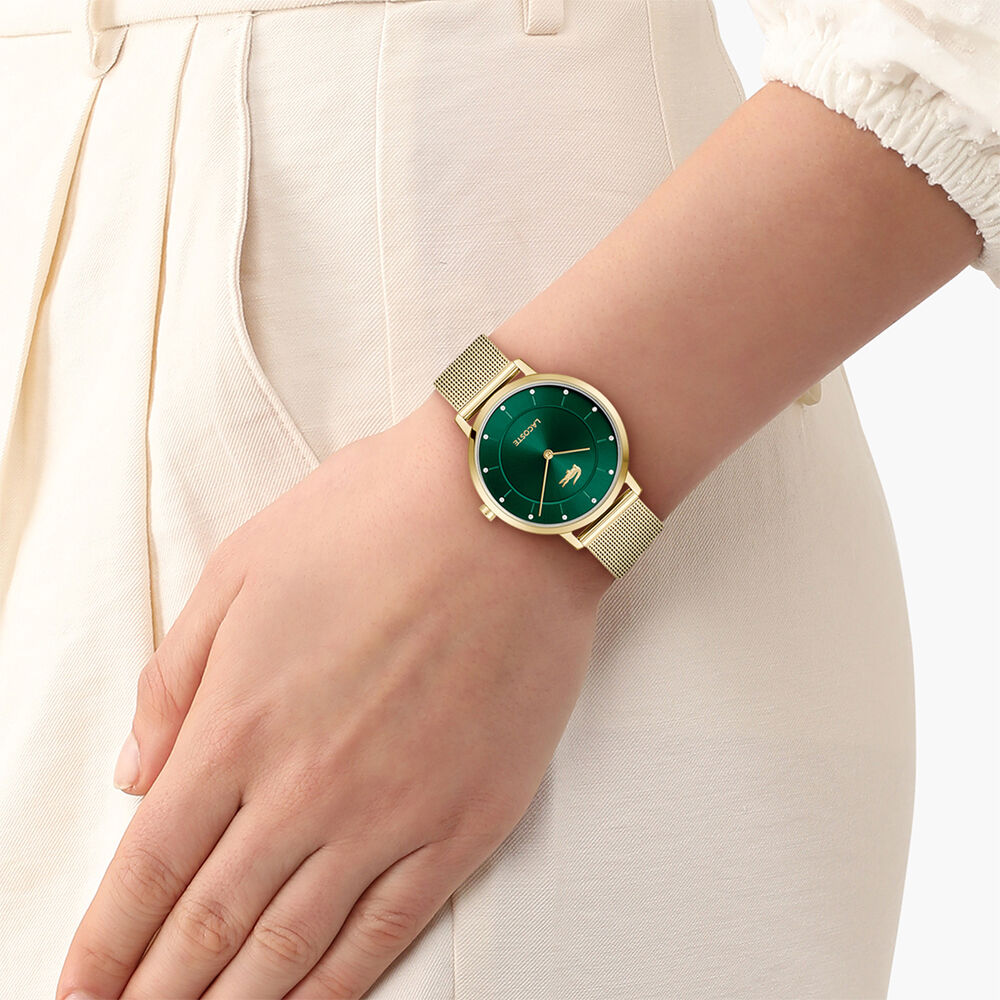 Montre Lacoste Crocorigin Vert - Nouveautés Femme | Marc Orian