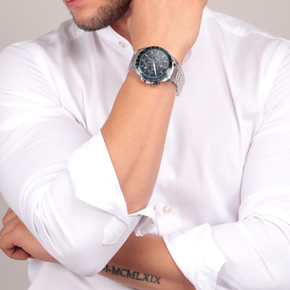 Montre Maserati Traguardo Bleu - Montres étanches Homme | Marc Orian