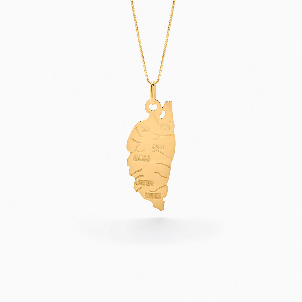 Pendentif Gaietana Corse Or Jaune - Pendentifs Famille | Marc Orian