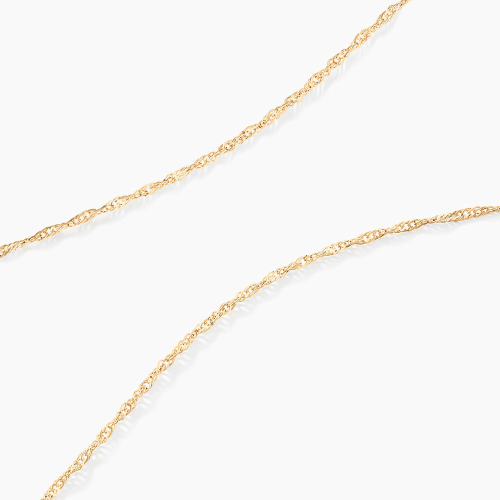 Cha&icirc;ne Imanie Maille Singapour Or Jaune - Chaines Femme | Marc Orian