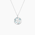Pendentif Or Blanc Godoleine Topazes - Pendentifs Femme | Marc Orian