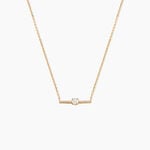 Collier Fergie Plaqu&eacute; Or Jaune Oxyde De Zirconium - Colliers avec pierres Femme | Marc Orian
