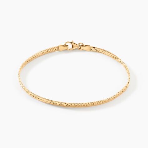 Bracelet Or Jaune Izel Maille Anglaise - Bracelets mailles Femme | Marc Orian