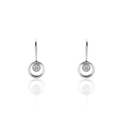 Boucles D'oreilles Pendantes Paulene Blanc Diamant Blanc - Boucles d'oreilles Pendantes Femme | Marc Orian
