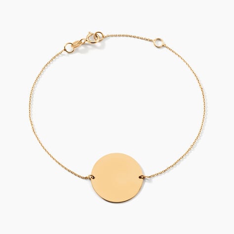 Bracelet Lisa Or Jaune - Bracelets Medailles Femme | Marc Orian