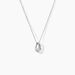 Collier Curve Argent Blanc - Colliers fantaisie Femme | Marc Orian