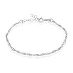 Bracelet Saman Argent Blanc - Bracelets fantaisie Femme | Marc Orian