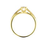 Bague Kate Or Jaune Diamant - Parures de mariage Femme | Marc Orian