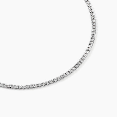 Cha&icirc;ne Nohane Argent Blanc - Colliers fantaisie Femme | Marc Orian