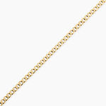 Bracelet Iris Or Jaune Maille Gourmette - Bracelets mailles Femme | Marc Orian