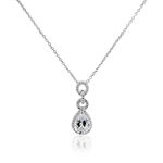 Collier Adelma Argent Blanc Oxyde De Zirconium - Colliers avec pierres Femme | Marc Orian