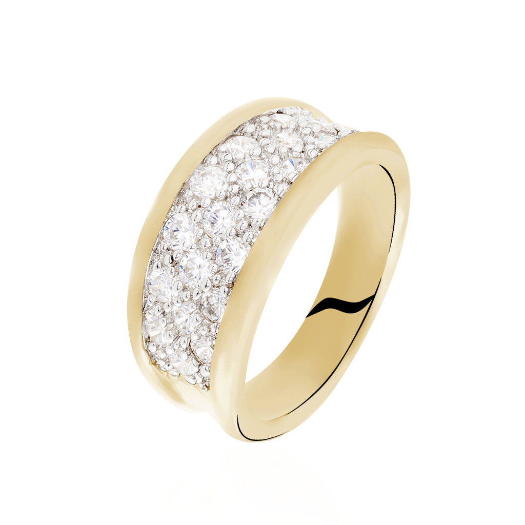 Bague Guerline Plaqué Or Jaune Oxyde De Zirconium - Bagues avec pierre Femme | Marc Orian