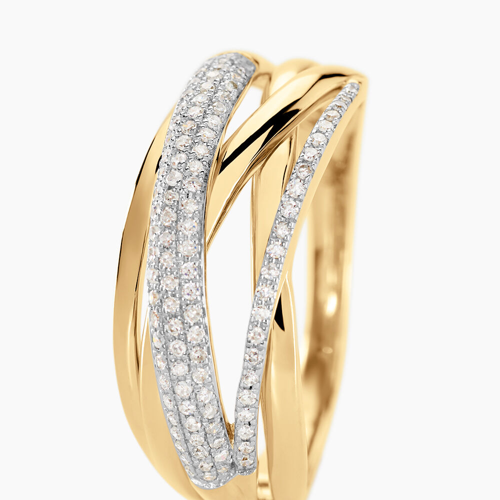 Bague Elodea Or Jaune Diamant - Bagues pierres précieuses Femme | Marc Orian