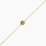 Bracelet Heida Or Jaune Amazonite - Bracelets Medailles Femme | Marc Orian