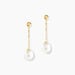 Boucles D'oreilles Pendantes Valera Or Jaune Perle De Culture - Boucles d'oreilles mariage Femme | Marc Orian