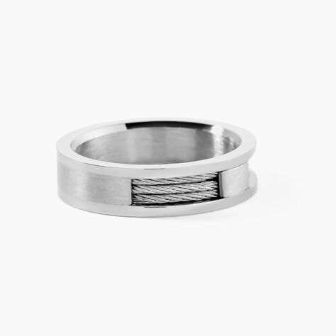 Bague Acier Blanc - Bijoux fantaisie Homme | Marc Orian