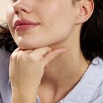 Boucles D'oreilles Puces Youssa Barrettes Or Jaune Oxyde De Zirconium - Puces Femme | Marc Orian